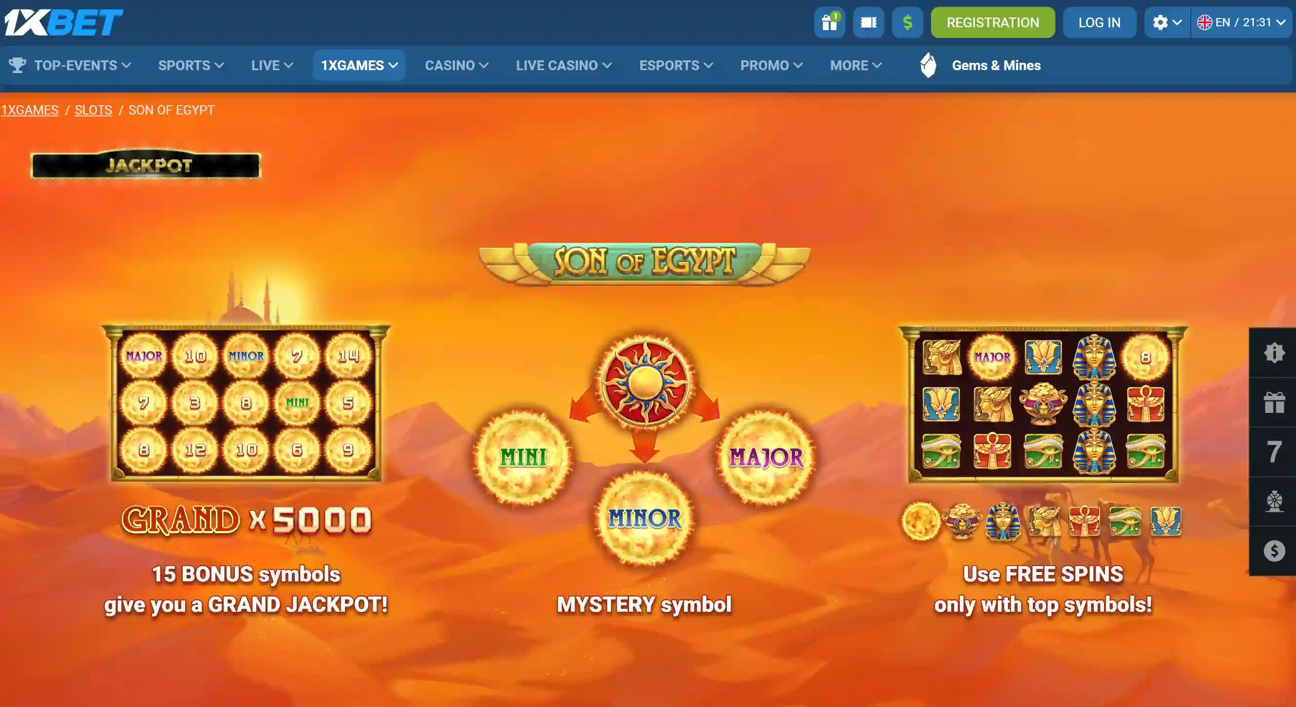 Circus Delight screenshot 2 – Entertainment with 1xBet account security protection